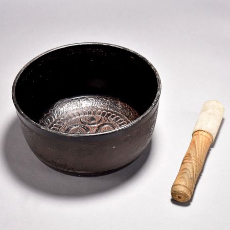 Handmade Metal Singing Bowl in Tibetan Art for Decoration