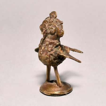 Handmade Brass Holy Owl Statue Vehicle of Hindu Goddess