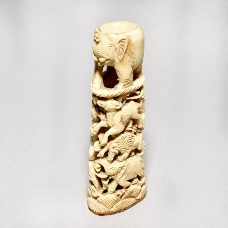 Camel Bone Handmade Elephant Statue for Home Decoration