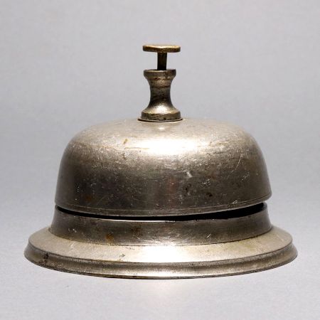Hand Crafted Vintage Brass Office Bell for Decoration