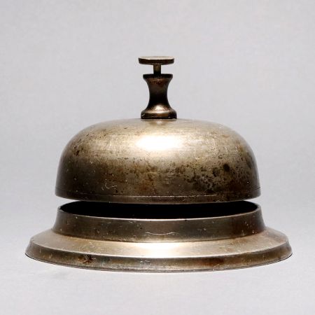 Nickel Plated Brass Office Call bell for Decoration