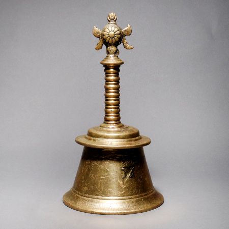 Holy Vintage Brass Temple Bell for Prayer Room