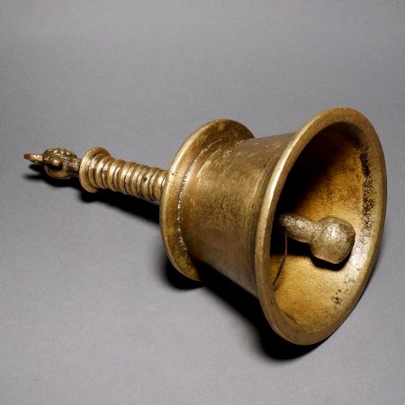 Holy Vintage Brass Temple Bell for Prayer Room