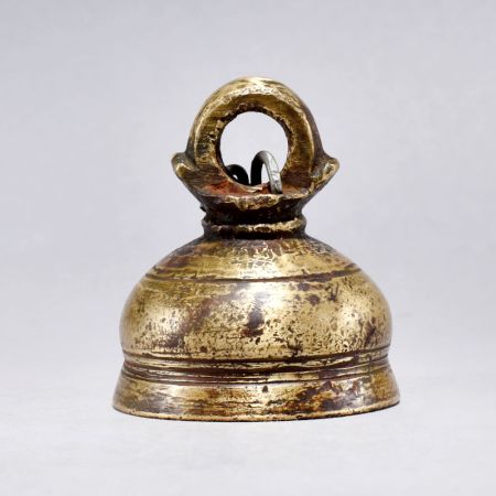 Handmade Temple Bell Made of Bell Metal for Decoration