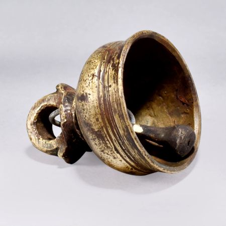 Handmade Temple Bell Made of Bell Metal for Decoration