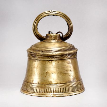 Handcrafted Himachal Art Temple Bell Made of Bell Metal