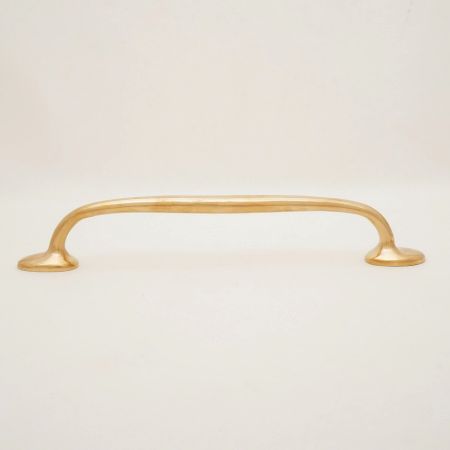 Handmade Solid Brass Cabinet Pull Handle in Golden Finish