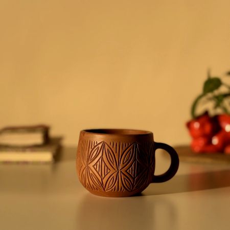 Baag Handcrafted Terracotta Cup Set of 4