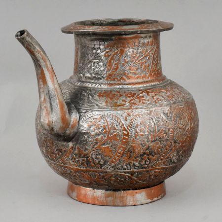 Handcrafted Traditional Copper Ganga Jali with Nakashi Work