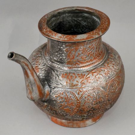 Handcrafted Traditional Copper Ganga Jali with Nakashi Work