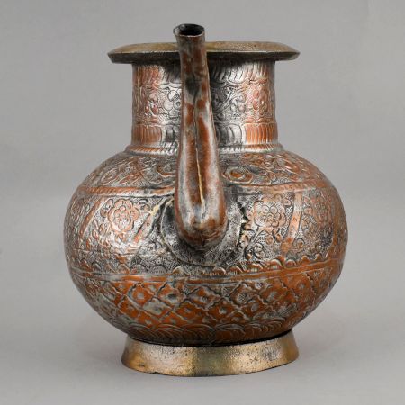 Handcrafted Copper Ganga Jali with Long Spout