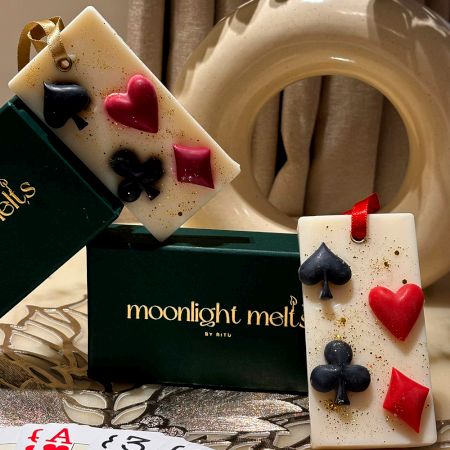 Teen Patti Oudh Fragrant Bar with Organza Potli