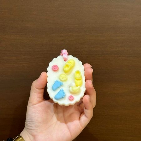 Little Blessings Baby Motif Soy & Beeswax Fragrant Bar