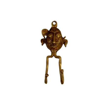 Golden Tribal Face Hooks