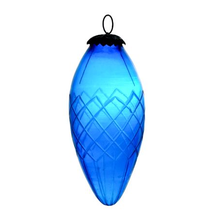 Turquoise Parsnips Box Cut Christmas Hanging