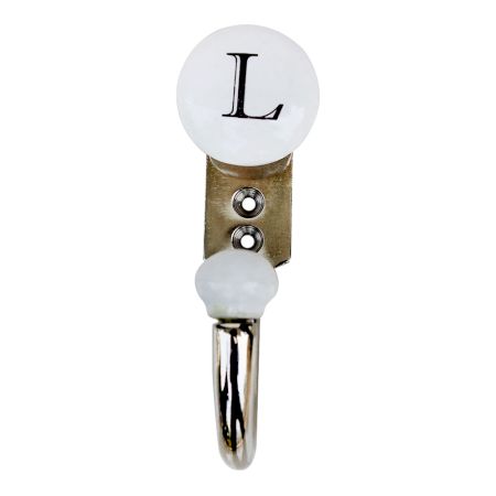 L Flat Ceramic Hooks