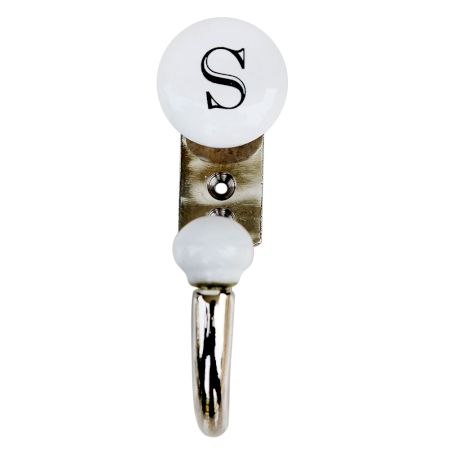 S Flat Ceramic Hooks