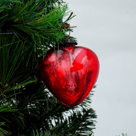 Red Star Cut Christmas Hanging