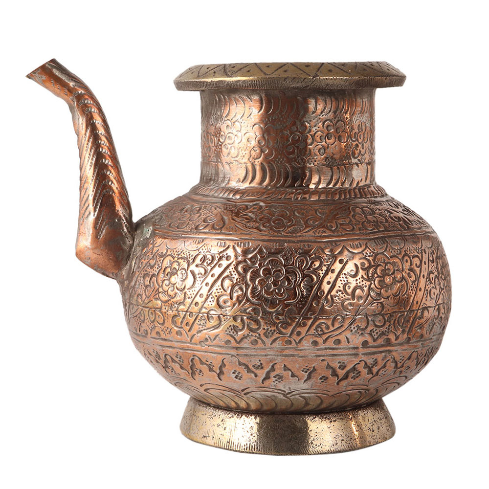 Beautifully Engraved Holy Water Pot