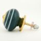 Dark Green Strip Knob