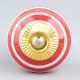 Red White Stripes Knob