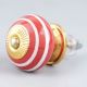 Red White Stripes Knob
