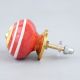 Red White Stripes Knob