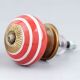 Red White Stripes Knob
