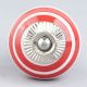 Red White Stripes Knob