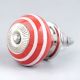 Red White Stripes Knob