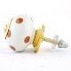 White Camel Dot Ceramic Knob