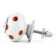 White Camel Dot Ceramic Knob