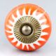 Amber Chakra Ceramic Knob Online