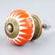 Amber Chakra Ceramic Knob Online