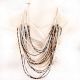 White and Black Layered Necklace New Beautiful Jewellery