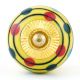 Yellow Stripes Dotted Ceramic Knob