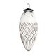 Daikon Clear Golden Box Cut Christmas Hanging