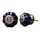 Blue Golden Medium Knob