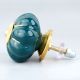 Dark Green Golden Knob