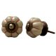 Cream Red Medium Knob