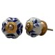 Blue Leaf Medium Knob