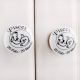 Pisces Flat Ceramic Knob