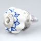 Blue Flower Medium Knob