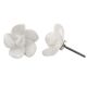 White Dot Flower Knob