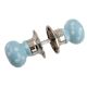 Turquoise Dot Mortice Handle 2.25