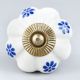 Blue Dahalia Medium Knob