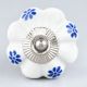 Blue Dahalia Medium Knob