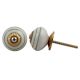 Pea Green Stripe Knob