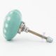 Sage Green Etched Heart Knob