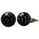 Black & White Striped Knob